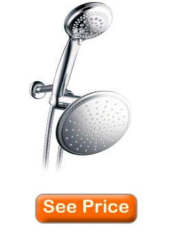 DreamSpa 3-way Rainfall-Shower-Head Shower Combo