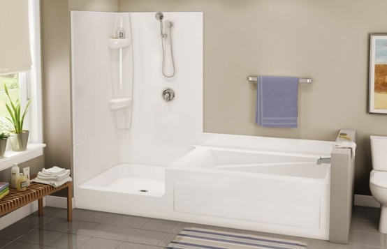 How to replace a fiberglass tub shower unit